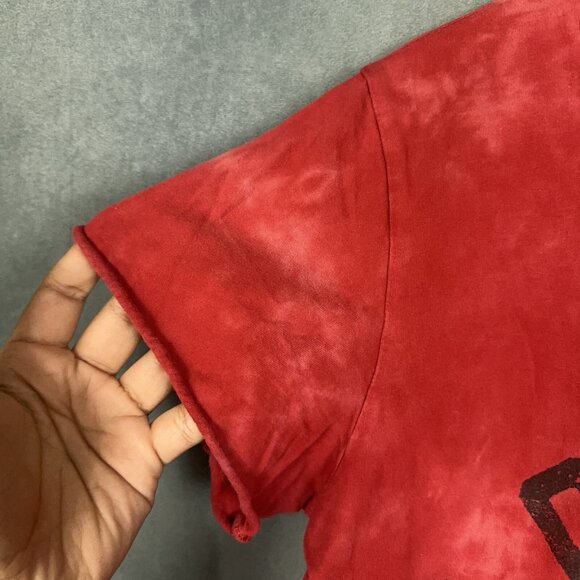 Golden Aesthetics Bodybuilding T-Shirt Mens Medium Tie Dye Red Bodybuilding - Picture 7 of 11